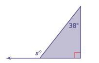 Find the measure of the exterior angle.-example-1