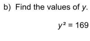 Find values of y please​-example-1