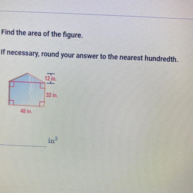 Find the area of the triangle. If necessary, round your answer to the nearest hundredth-example-1