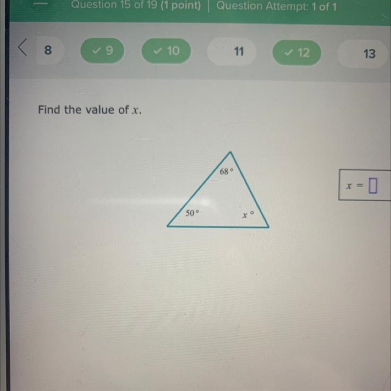 PLEASE HELPPP find the value of x-example-1