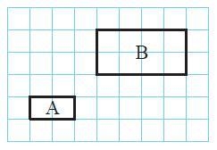 What happened to rectangle A to become rectangle B in the diagram below? dilated and-example-1