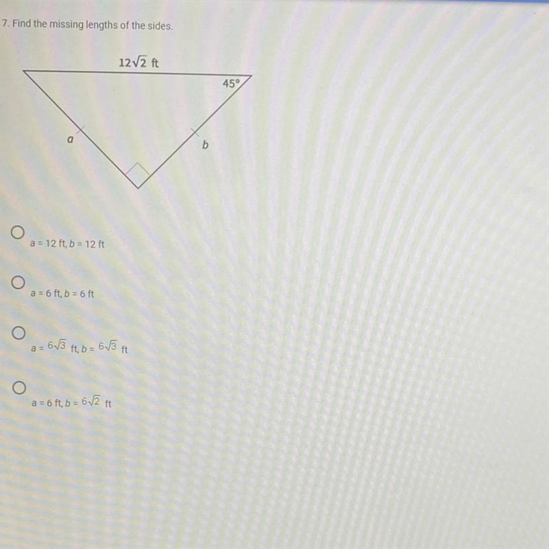 7. Find the missing lengths of the sides-example-1