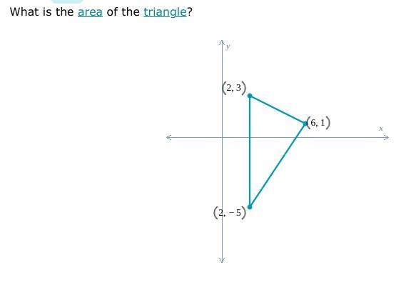 What is the area of the triangle-example-1