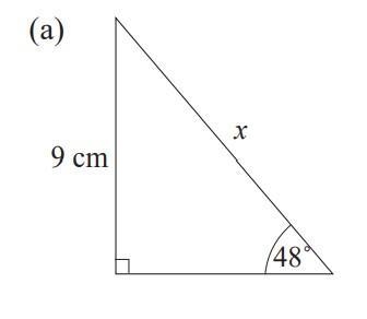 Trigonometry. What's x? Dont know how to do it-example-1