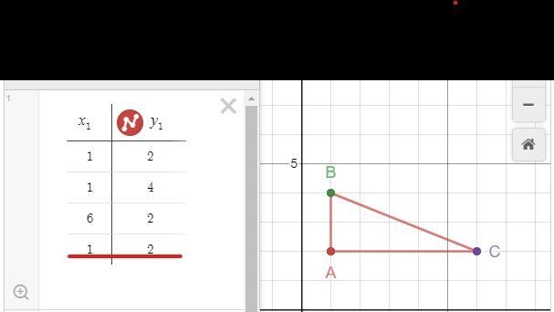 Sorry, I am just dum, What would be the area of this triangle? It is in demos and-example-1