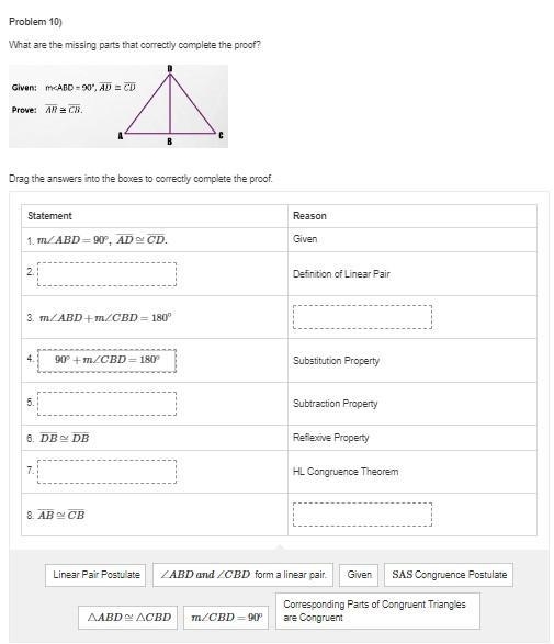 (PICTURE INCLUDED) What are the missing parts that correctly complete the proof?-example-1