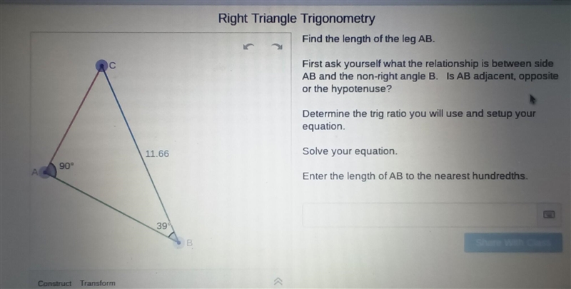 Right triangle trigonometry please help!​-example-1