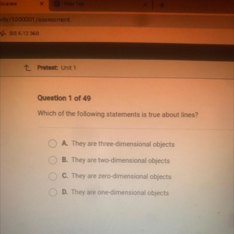 Which of the following statements is true about lines?-example-1