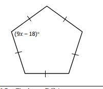 What is the value of x? Then determine the measure of each angle. X=________ angle-example-1