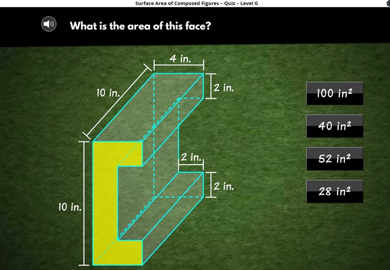 What is the area of this face?-example-1