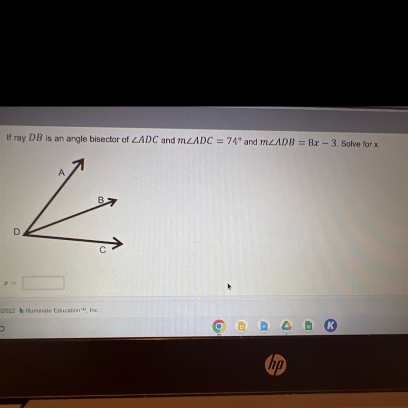 If ray DB If ray DB is an angle bisector of-example-1