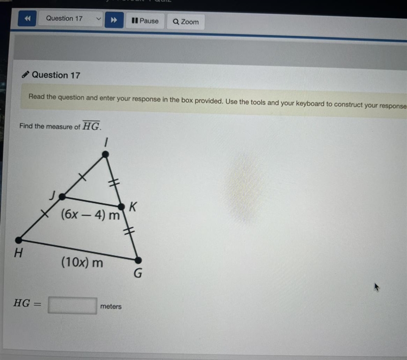 HELP PLEASEEE Find the measure of HG-example-1