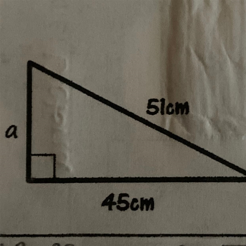 Can Someone Solve This By Using The Formula a^2+b^2=c^2-example-1