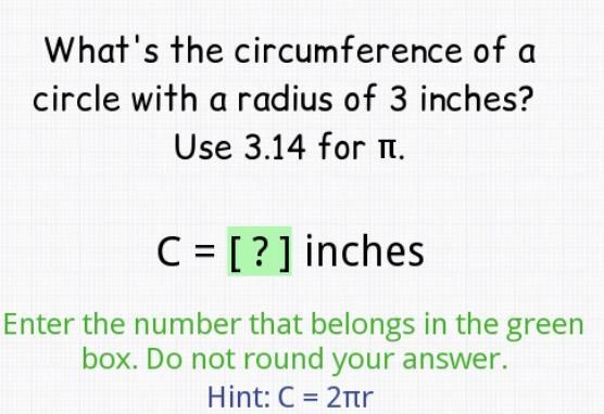 Help me please HeLp i already tried 18.85 and 28.27 i don't know what it could be-example-1