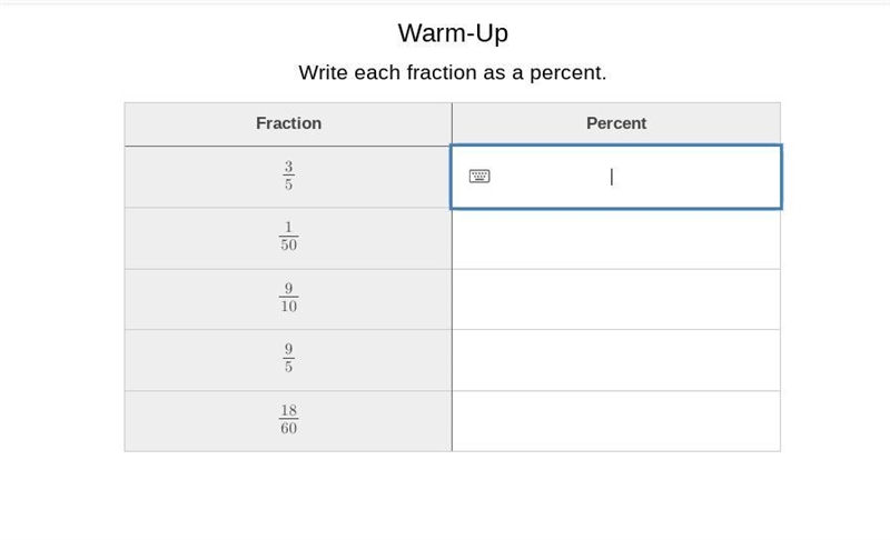 Write each fraction as a percentage-example-1