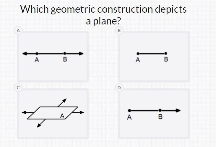 Which geometric construction depicts a plane?-example-1