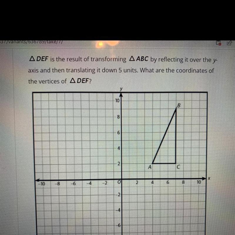 Give the coordinates of each vertex (D, E, F) and explain how you found the coordinates-example-1