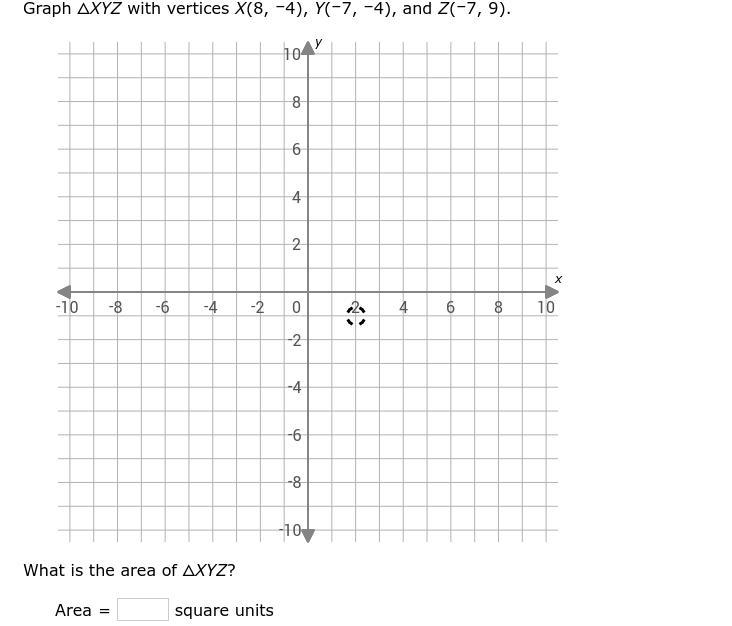 Find the answer even the sqaure units-example-1