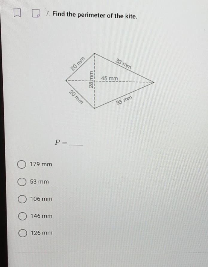 Find the perimeter of the kite​-example-1