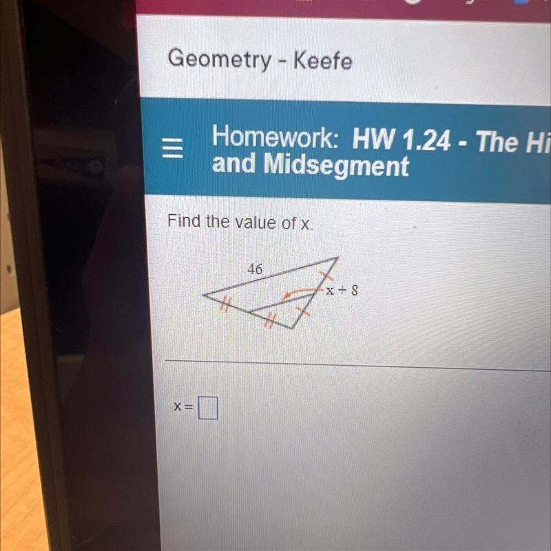 Find the value of x I need the answer ASAP-example-1