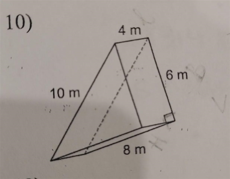 I need help solving the volume of these triangular prisms.-example-1