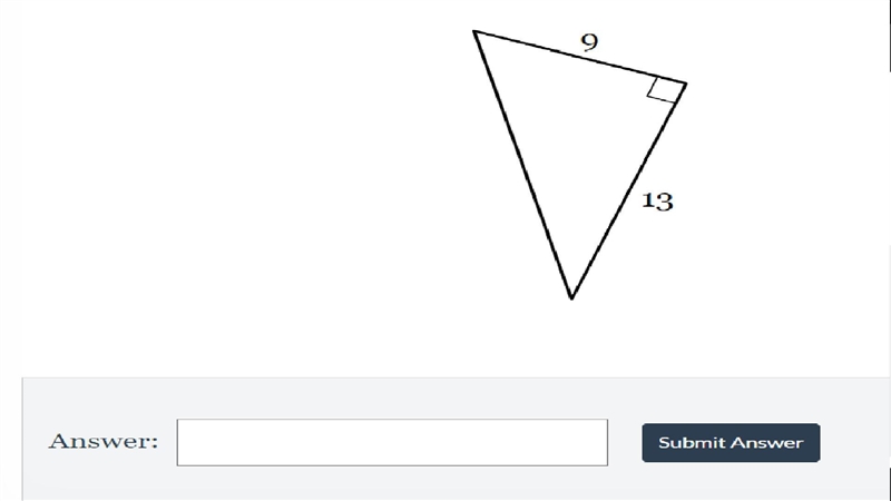 Find the length of the third side. If necessary, round to the nearest tenth Pythagorean-example-1