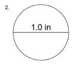 Calculate the area of each circle-example-1