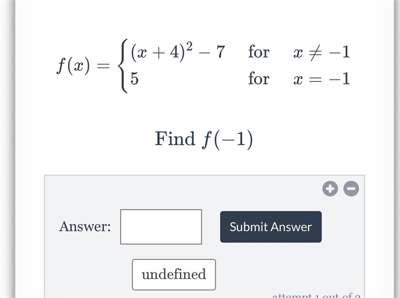 Find f (-1) please and thanks-example-1