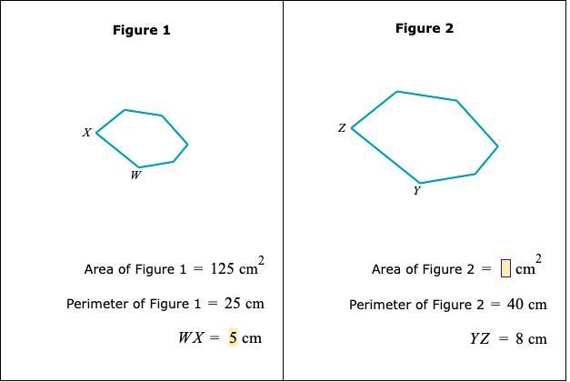 A pair of similar figures is given below. (Note: the figures are not drawn to scale-example-1