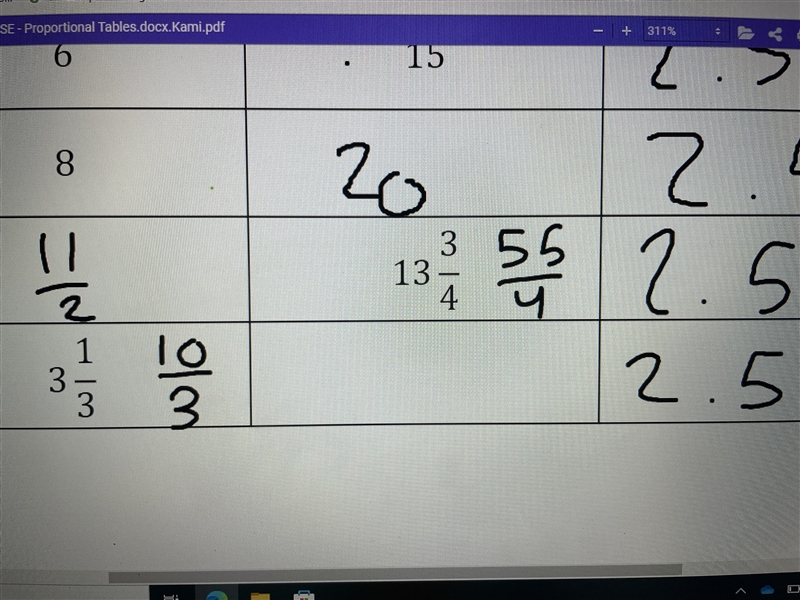 Fill in the missing proportional value. I just need to figure out what divided by-example-1