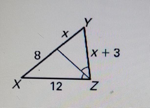 Fond the value of x and find the length of xy-example-1