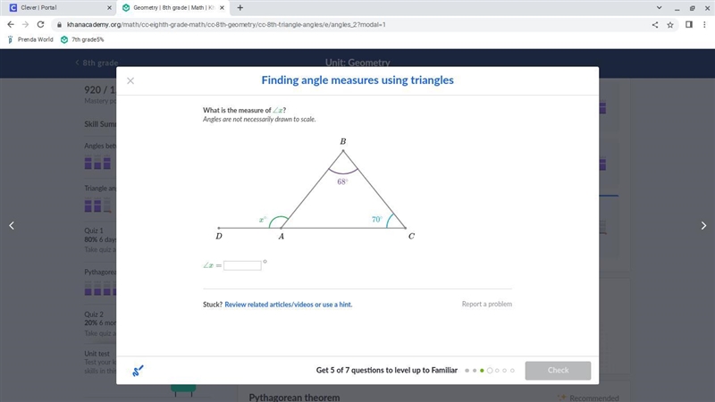 What is the measure of x?-example-1