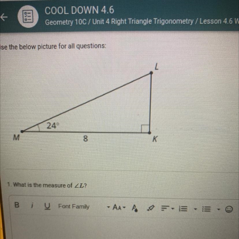 What is the measure for-example-1