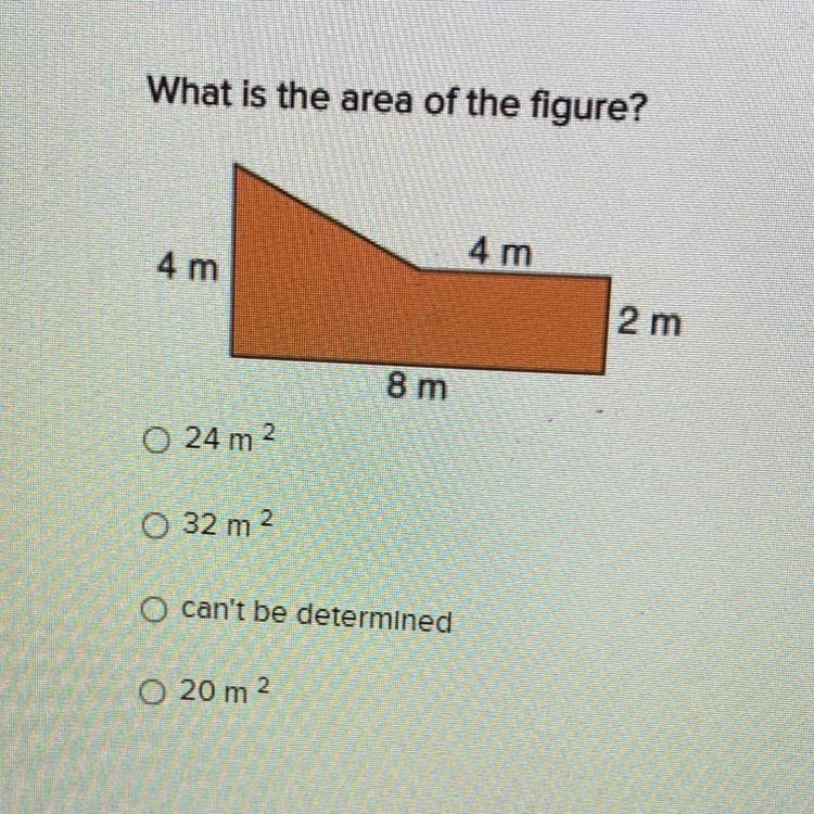 What is the area of the figure?-example-1