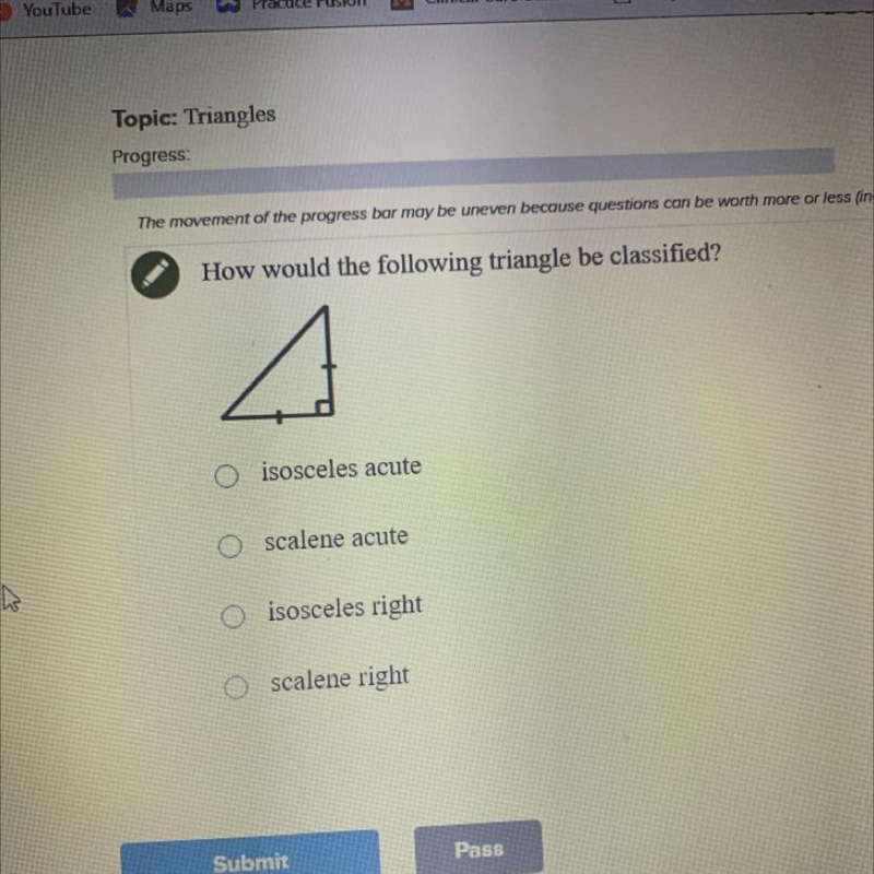 How would the following triangle be classified-example-1