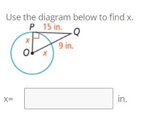 Use the diagram below to solve for x-example-1