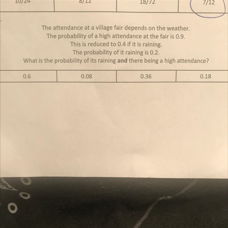 Please help me with this probability question; I’d really appreciate it! The attendance-example-1