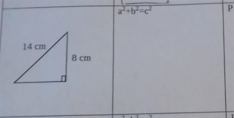 I meed help finding the length of the missing side-example-1