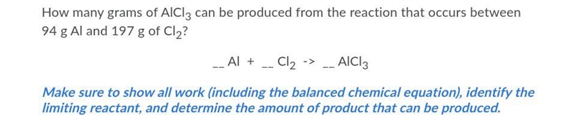 Help ! I must type out an answer to this chemistry question bit i am not sure how-example-1