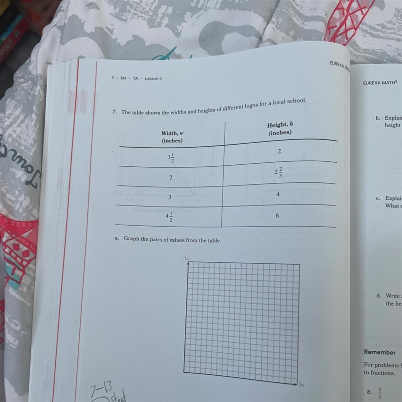 I need help ASAP!! The table shows the widths and heights of different logos for a-example-1