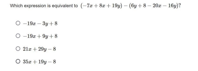 Which expression is equivalent to-example-1