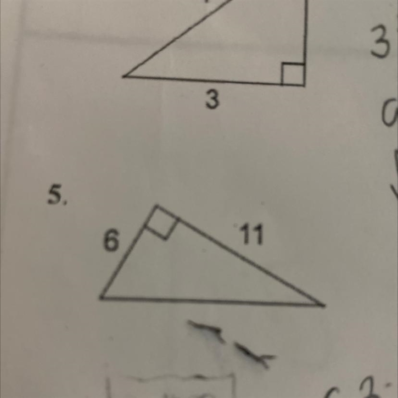 Sold for missing side length when necessary round to nearest tenth.-example-1