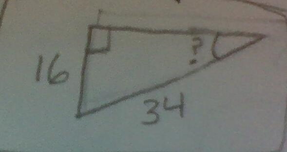 I need help! Find the measure of the indicated angle to the nearest degree.-example-1