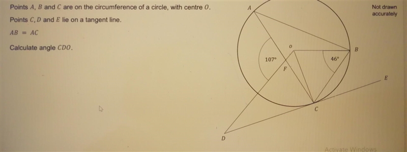 Could you please calculate angle CDO and explaing how did you get it so that I can-example-1