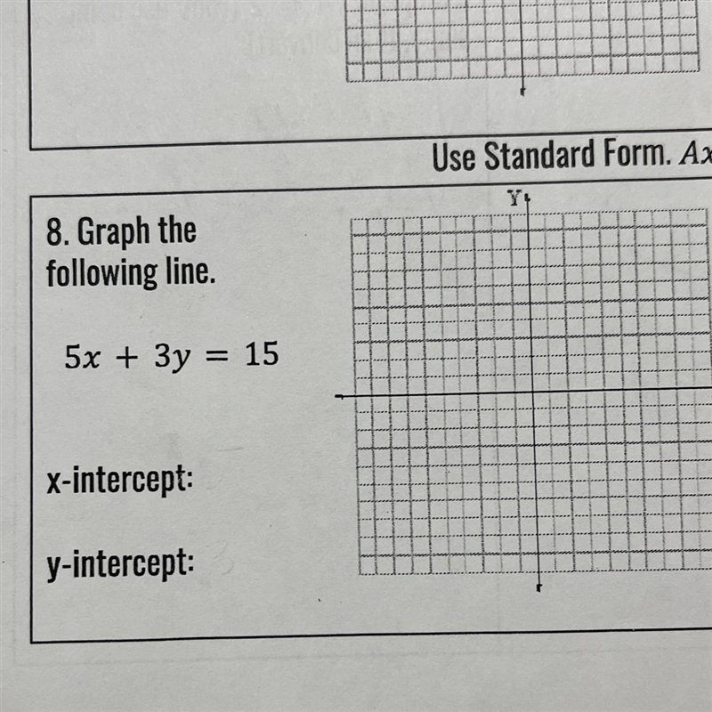 Use Standard Form. Ax + By = C-example-1