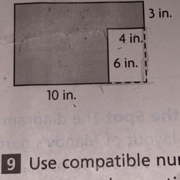 What is the area of the shaded figure-example-1