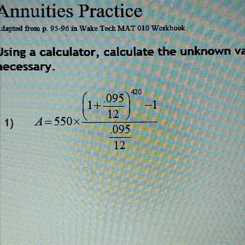 Calculate the unknown variable round to the nearest cent, if necessary-example-1