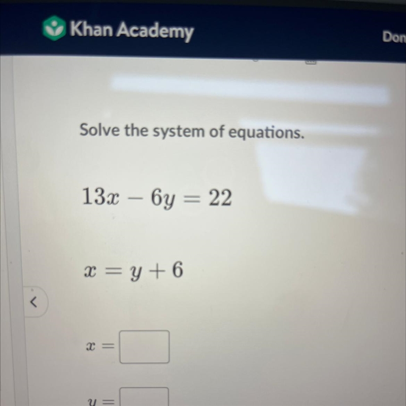 Solve the systems of equations.-example-1