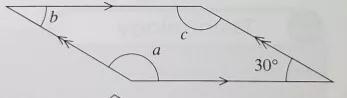 How do I find the missing angles mark by letters in these parallelograms?-example-1