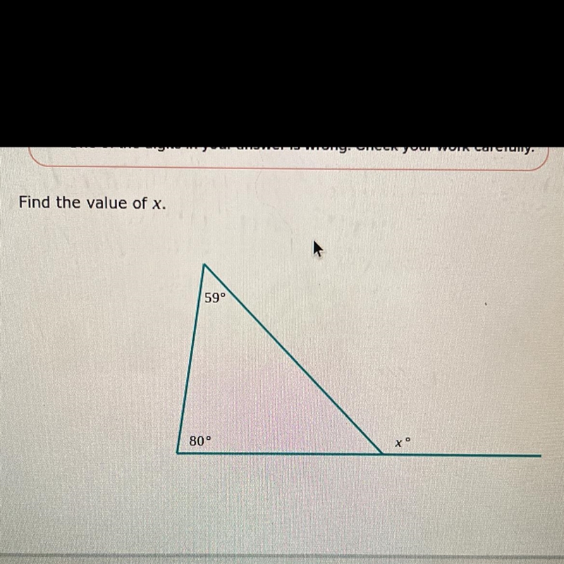 Find the value of X (Triangle Congruence)-example-1